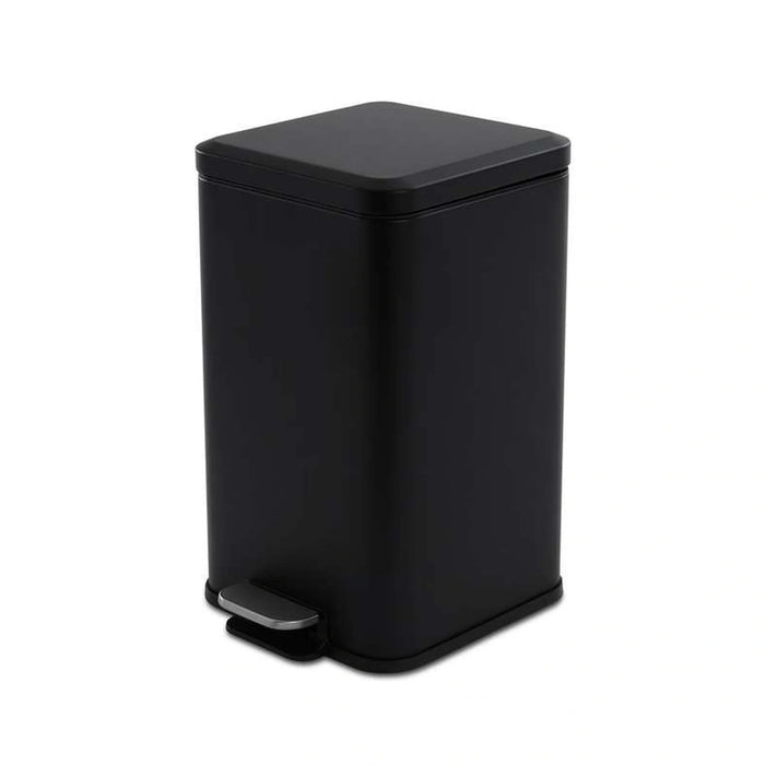 Oscar Metal Pedal Bin 34X27.6X44Cm 20L - Black Pan Home