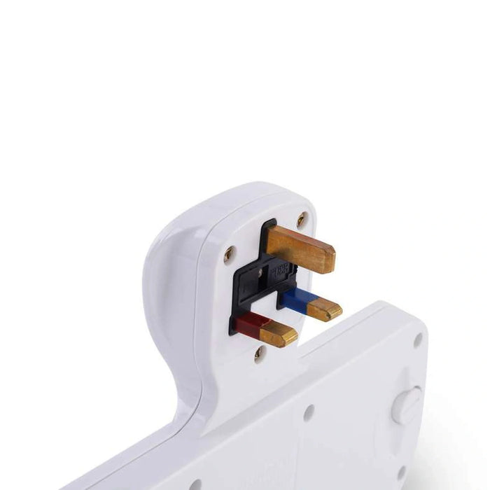 Oshtraco 3-Plug Universal T-Socket With Switch