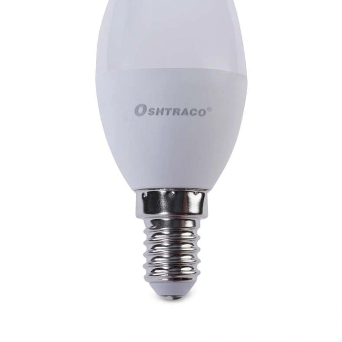 Oshtraco 3W E14 Led Candle Bulb Warm White Dimmable 3000K 270Lumen - White