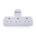 Oshtraco 3Way T-Socket 5Cm - White Pan Home