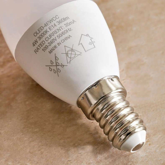 Oshtraco 4W E14 Led Bulb Warm White Pan Home