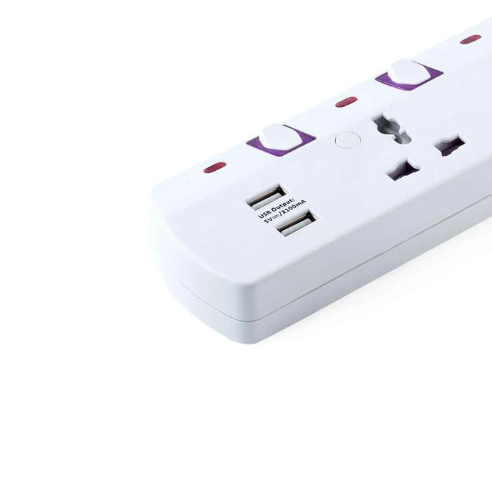 Oshtraco 5-Plug Universal Extension With 2M Cable