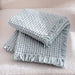 Oslo Chennile Baby Blanket 75X100Cm - Blue Pan Home
