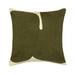Oslo Embroidery Cushion Cover 50X50Cm - Green Pan Home