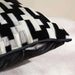 Oslo Jacquard Filled Cushion 50X50Cm Black Pan Home
