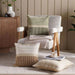 Oslo Rib Cushion Cover 50X50Cm - Natural Pan Home