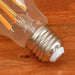 Osthraco 12W E27 A60 Dimmable Filament Bulb Warm White 6X6X12.5Cm - Clear Pan Home