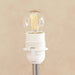 Osthraco 3W E27 P45 Vintage Filament Bulb 2700K Warm White 5X5X9Cm - Clear Pan Home