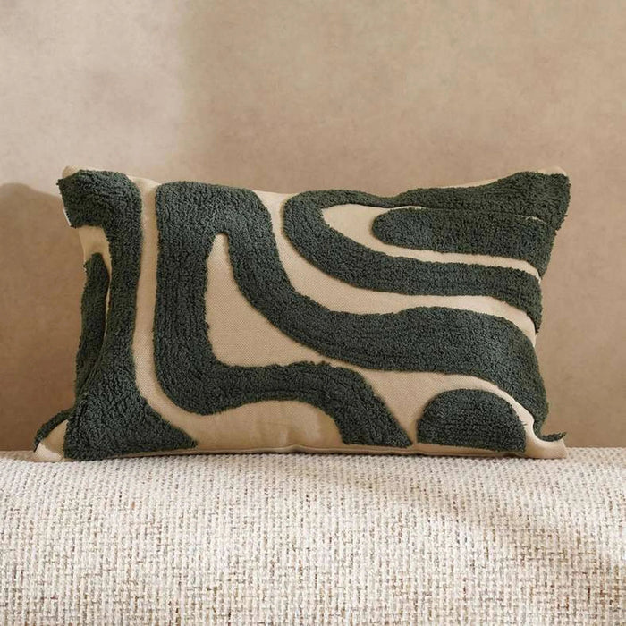 Osvaldo Tufted Down Alt Filled Cushion 40X60Cm - Green Pan Home