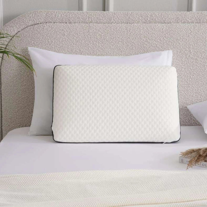 Oud Infused Memory Foam Pillow 13Cm - Dark Grey Pan Home