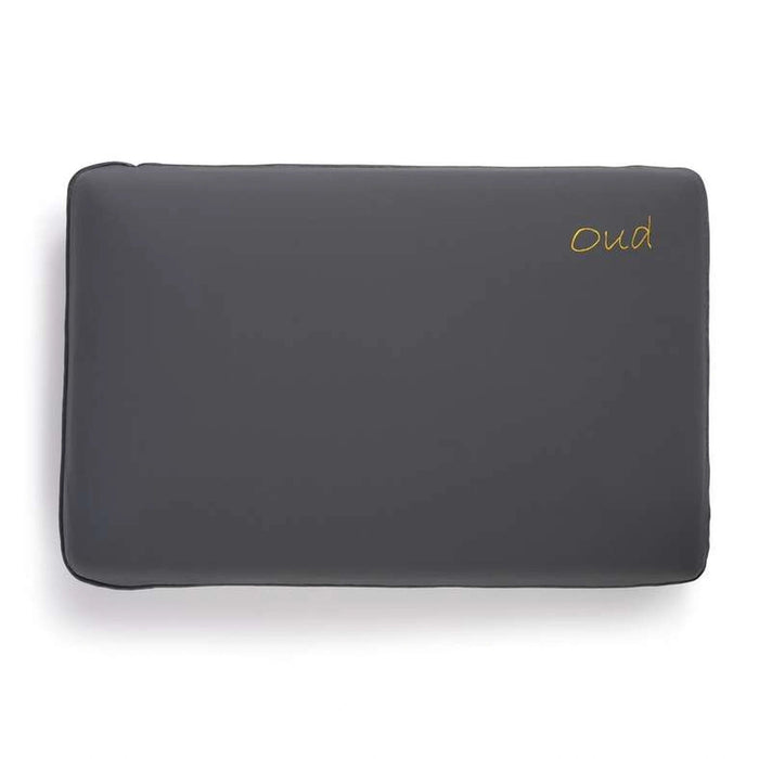 Oud Infused Memory Foam Pillow 13Cm - Dark Grey Pan Home