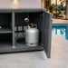 Oven Outdoor Kitchen With Counter & Particular-Grey Wooden Pan Home
