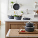 Ozo 7-Piece Cookware Set - Grey Pan Home