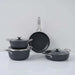 Ozo 7-Piece Cookware Set - Grey Pan Home