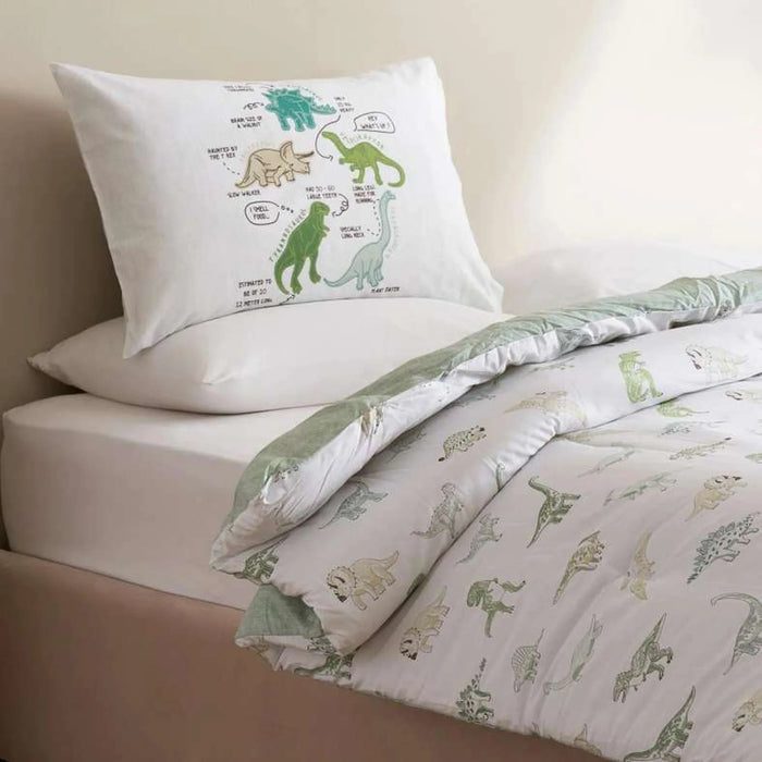 Paleontology 2-Piece Comforter Set 135X220Cm-Green