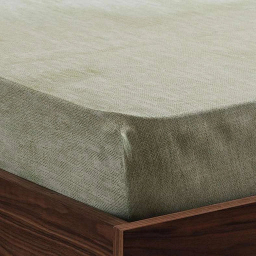 Paleontology Fitted Sheet 90X200+25Cm-Green Pan Home
