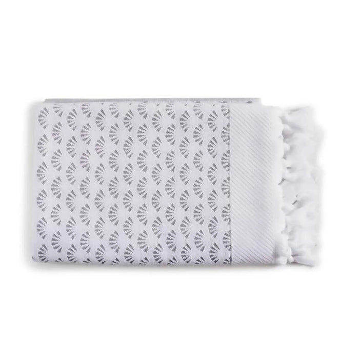 Palm  Allover Jacquard 700 Gsm Bath Sheet 90*180    Cm - Grey
