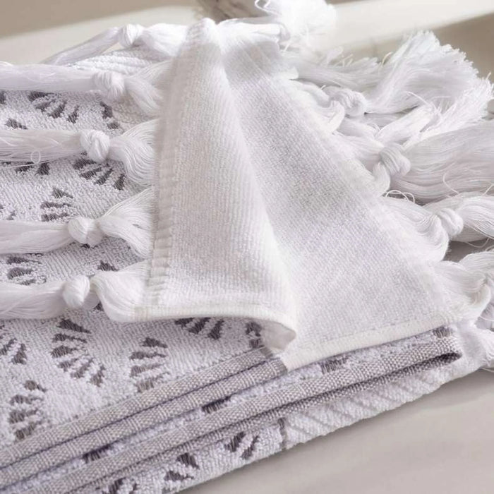 Palm  Allover Jacquard 700 Gsm Bath Towel 70*140 Cm   Cm - Grey