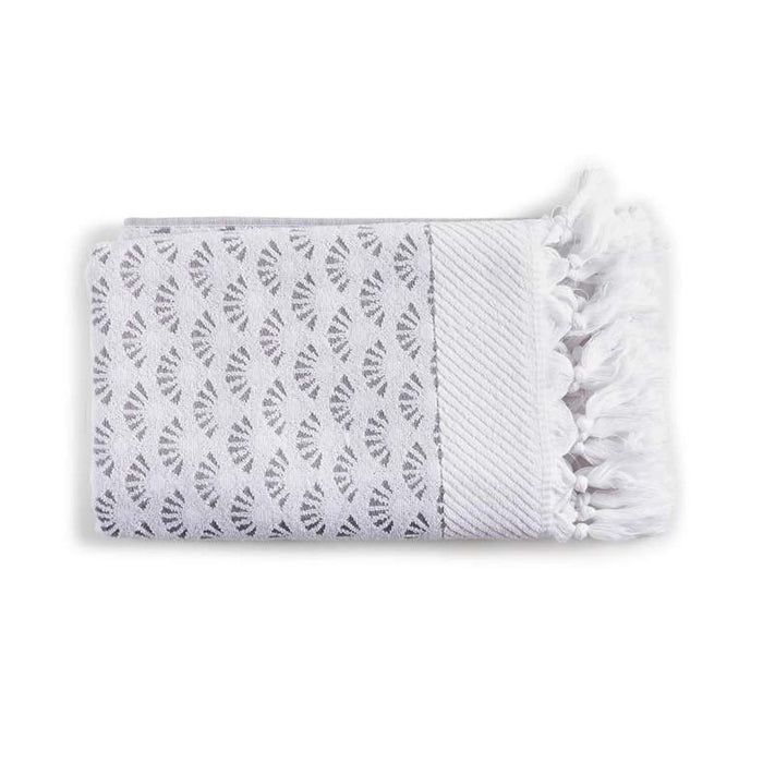 Palm  Allover Jacquard 700 Gsm Bath Towel 70*140 Cm   Cm - Grey