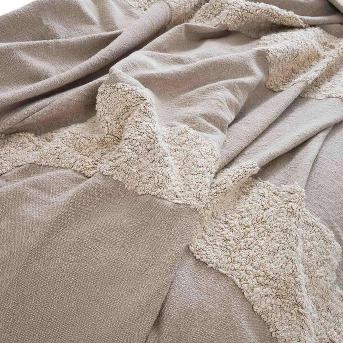 Paloma 3-Piece Bedspread Set 220X240Cm - Beige