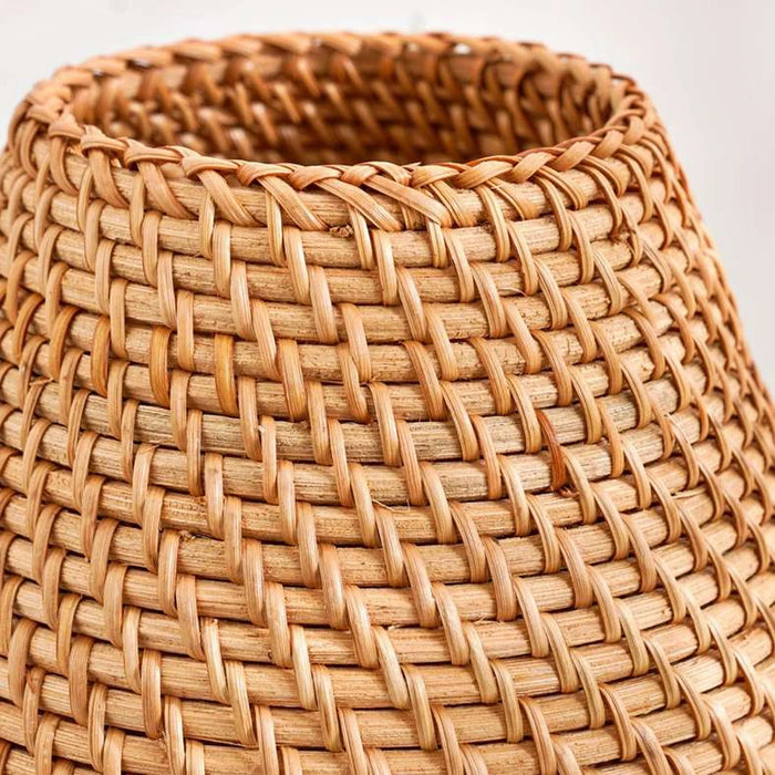 Panama Rattan Vase Dia20X24Cm- Natural