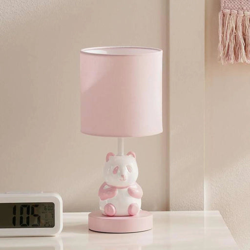 Panda E14 Ceramic Table Lamp Dia 15X33.5Cm - Pink Pan Home