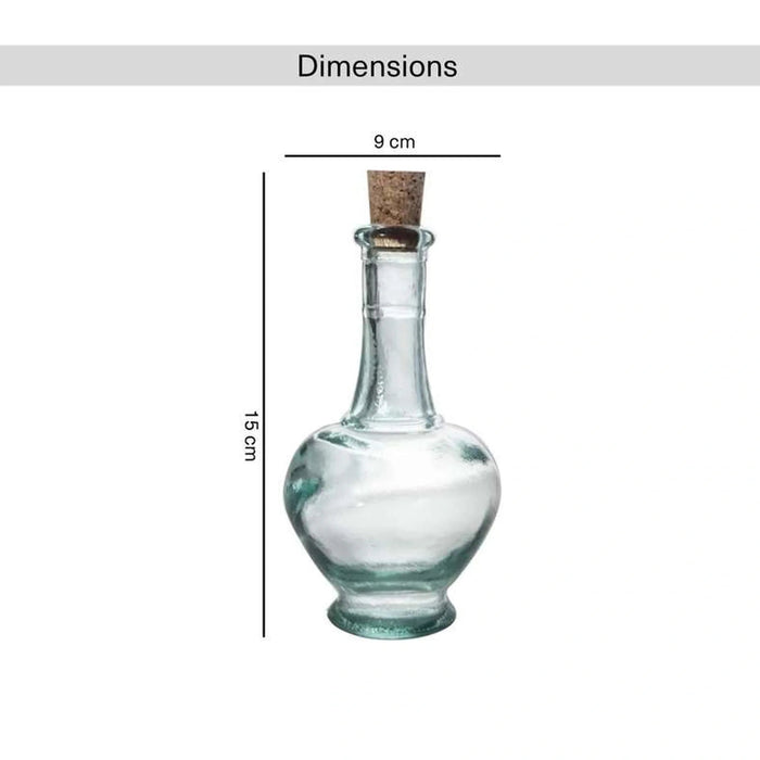 Pandora Oil & Vinegar Recycled Glass Bottle 250Ml -Light Green Pan Home