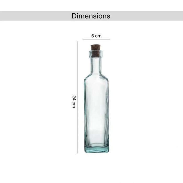 Pandora Oil & Vinegar Recycled Glass Bottle 400Ml -Light Green