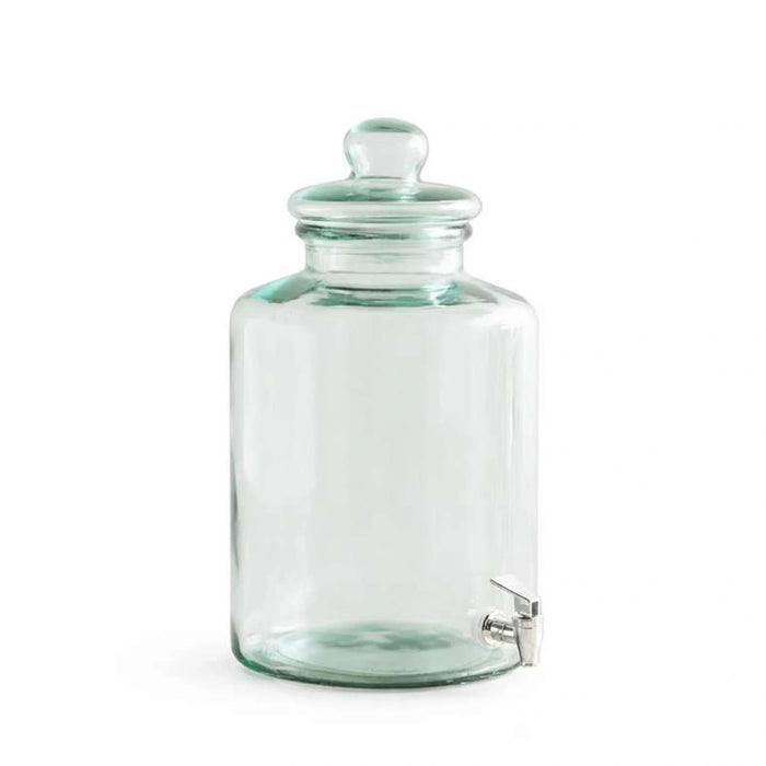 Pandora Recycled Glass Drink Dispenser 12.5L -Light Green Pan Home