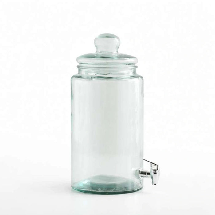 Pandora Recycled Glass Drink Dispenser 6L -Light Green Pan Home