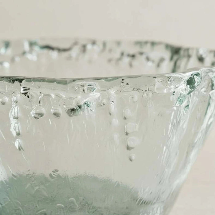 Pandora Recycled Glass Serving Bowl 29X29X13Cm -Light Green Pan Home