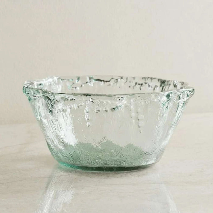 Pandora Recycled Glass Serving Bowl 29X29X13Cm -Light Green Pan Home