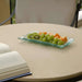 Pandora Recycled Glass Serving Platter 35X35X3Cm -Light Green Pan Home