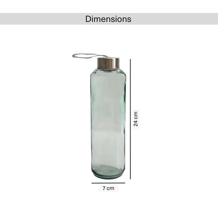 Pandora Recycled Glass Water Bottle 670Ml -Light Green Pan Home