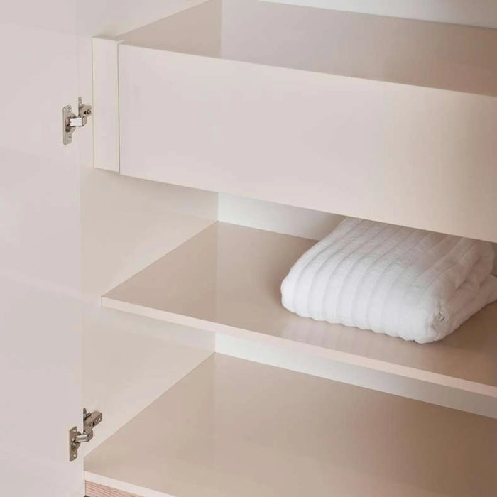 Paris 5 Door Wardrobe - Cream