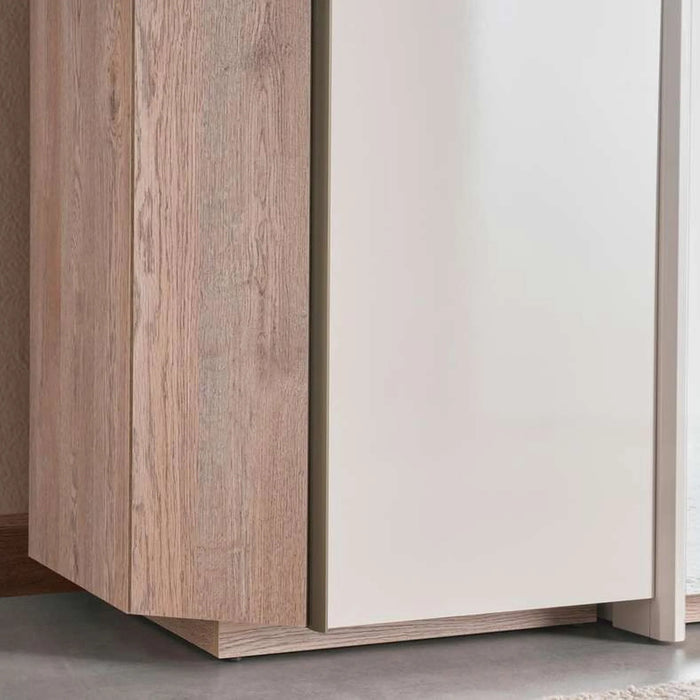 Paris 5 Door Wardrobe - Cream