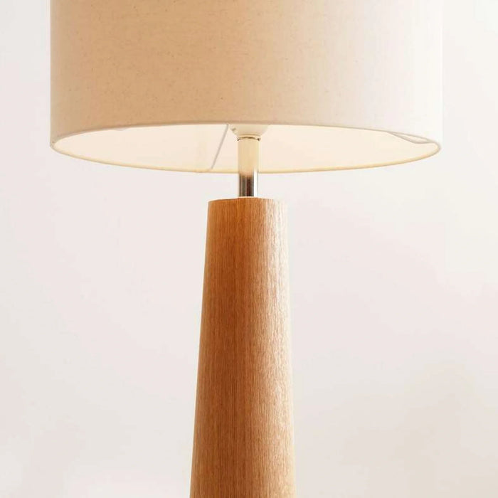 Paris E27 Wooden Floor Lamp Dia 35X154Cm - Natural