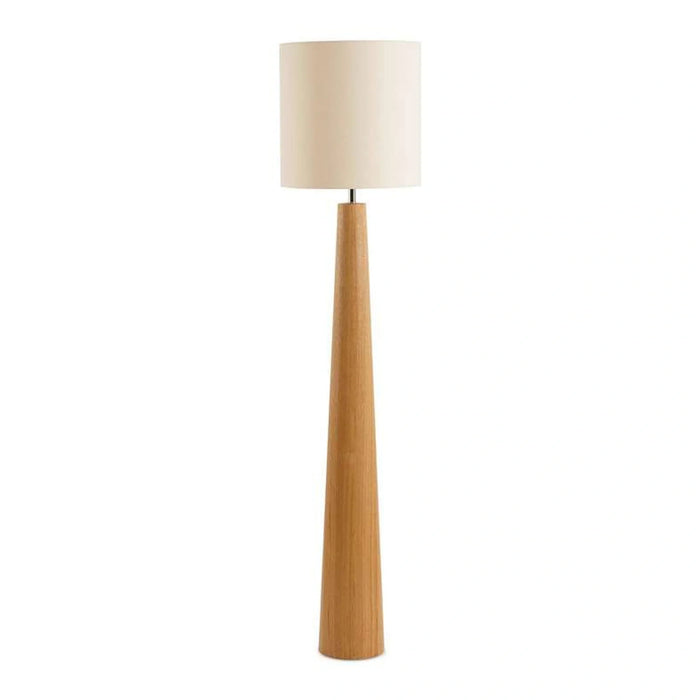 Paris E27 Wooden Floor Lamp Dia 35X154Cm - Natural