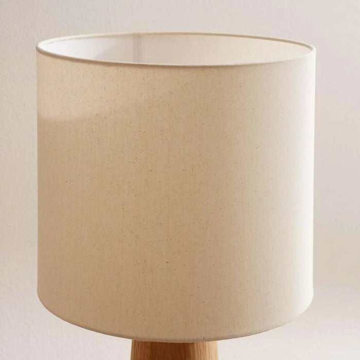 Paris E27 Wooden Table Lamp Dia 28X57Cm - Natural