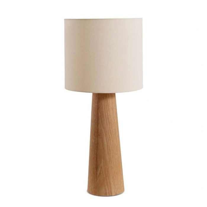 Paris E27 Wooden Table Lamp Dia 28X57Cm - Natural