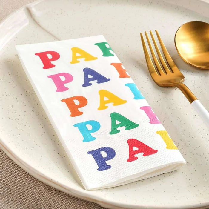 Party S/30 Paper Napkin - Yellow