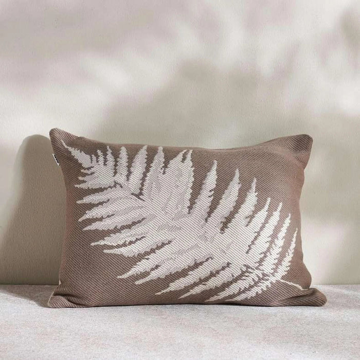 Patio Fern  Indoor / Outdoor Filled Cushion 35X50Cm- Beige Pan Home