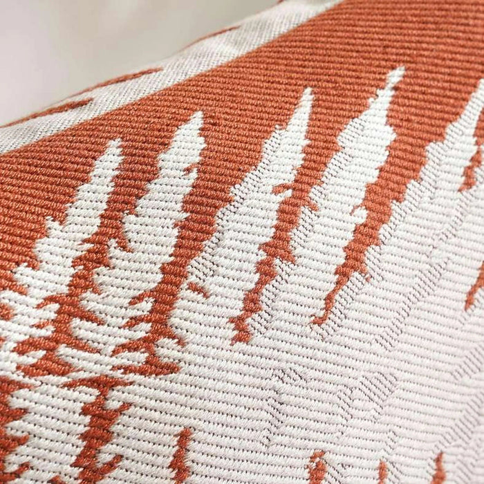 Patio Fern  Indoor / Outdoor Filled Cushion 35X50Cm- Rust Pan Home