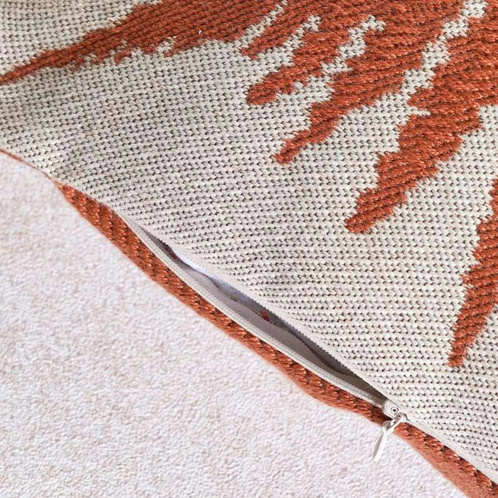Patio Fern  Indoor / Outdoor Filled Cushion 35X50Cm- Rust Pan Home