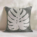 Patio Monstera  Indoor / Outdoor Filled Cushion 50X50Cm- Seafoam Pan Home