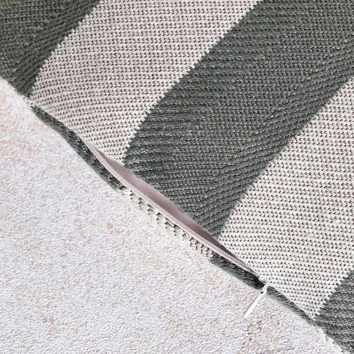 Patio Stripe  Indoor / Outdoor Filled Cushion 35X50Cm- Seafoam Pan Home