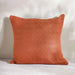 Patio Structured Jacquard  Indoor / Outdoor Filled Cushion 50X50Cm- Rust Pan Home