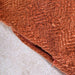 Patio Structured Jacquard  Indoor / Outdoor Filled Cushion 50X50Cm- Rust Pan Home