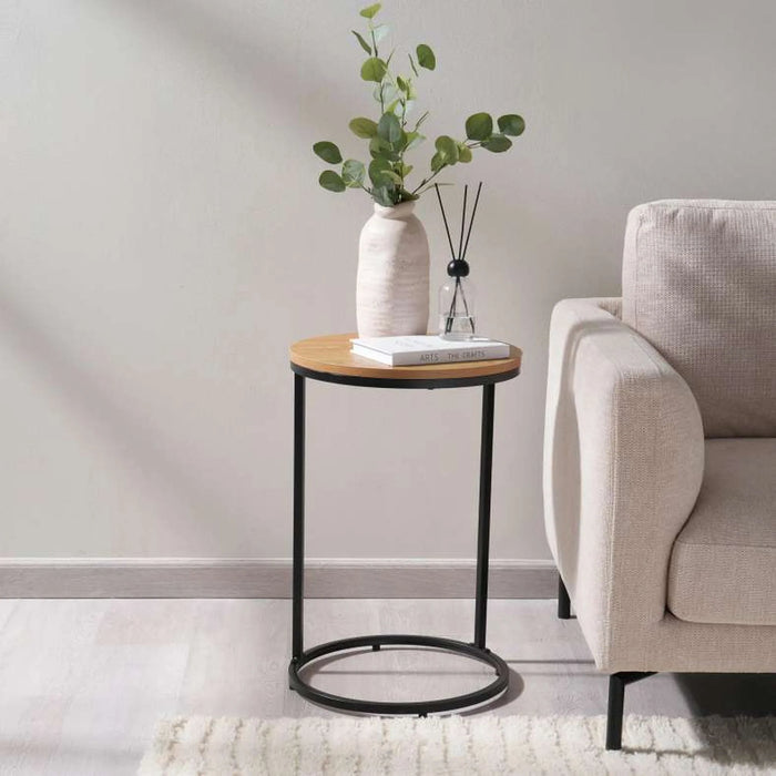 Pavia Accent Table Melamine - Natural Black