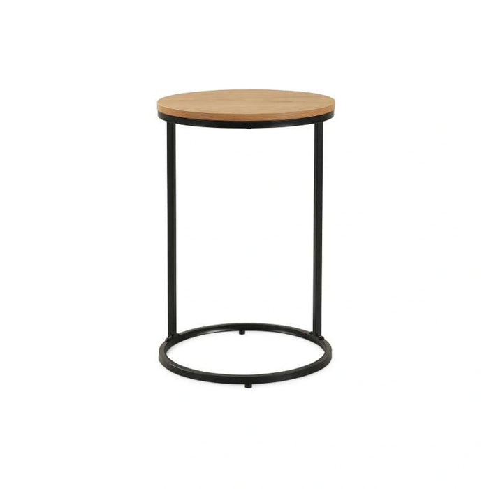Pavia Accent Table Melamine - Natural Black